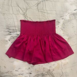 NATURAL LIFE Hot Pink Skort with Smocked Waist Size XS/S
